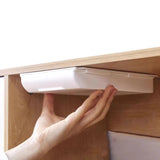  Invisible Under The Desk Storage Box Pull Out Storage Table Shelf Hanging Under Desk Drawer Large Capacity Undertable Drawer