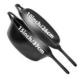 3PCS Pre-Seasoned Cast Iron Skillet Set, Pans for Oven Grill Campfire, Durable Cookware for Home Outdoor Cooking