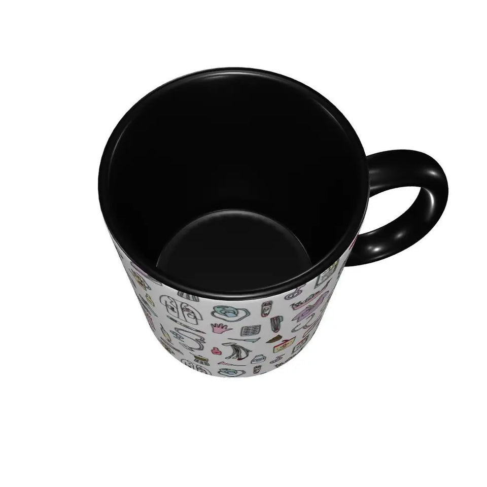 Pink Doctor Nurse Coffee Mugs DIY Customized Enfermera En Apuros Ceramic Milk Tea Mug Cup