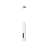Electric Milk Frother Handheld Egg Beater USB Rechargeable Mini Cordless Coffee Whisk Milk Foam Maker Automatic Eggs Blender