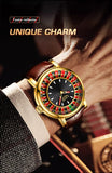 LIGE Creative Luxury Mens Watches Roulette Game Dial Fashion Mens Watch Waterproof Luminous Quartz Wristwatches Rolling Ball