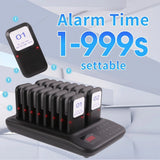 Restaurant Pager System,16 Restaurant Pagers,Wireless Calling System for Restaurant,1000FT Long Range Food Buzzer  Pagers