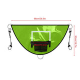 98x50cm Kids Basketball Hoop  with Pump & Ball Kids Trampoline Basketball Hoop Set Sunproof Basketball Hoop for Boys And Girls
