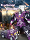 Children's transformable car toys, baby truck, mecha, robot, Police officer model, educational boy,Children's transformable toys