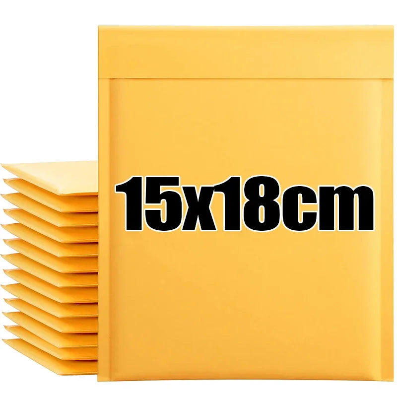 Self-Seal Packaging Bags Kraft Paper Bubble Envelopes Bag Waterproof Mailers Bag Shipping Envelope Pouch Gift Storage Organizer