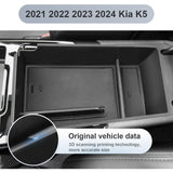 for 2021 2022 2023 2024 Kia K5 Center Console Organizer 2023 2024 K5 Storage Box Organizer Container Armrest Insert Organizer AB