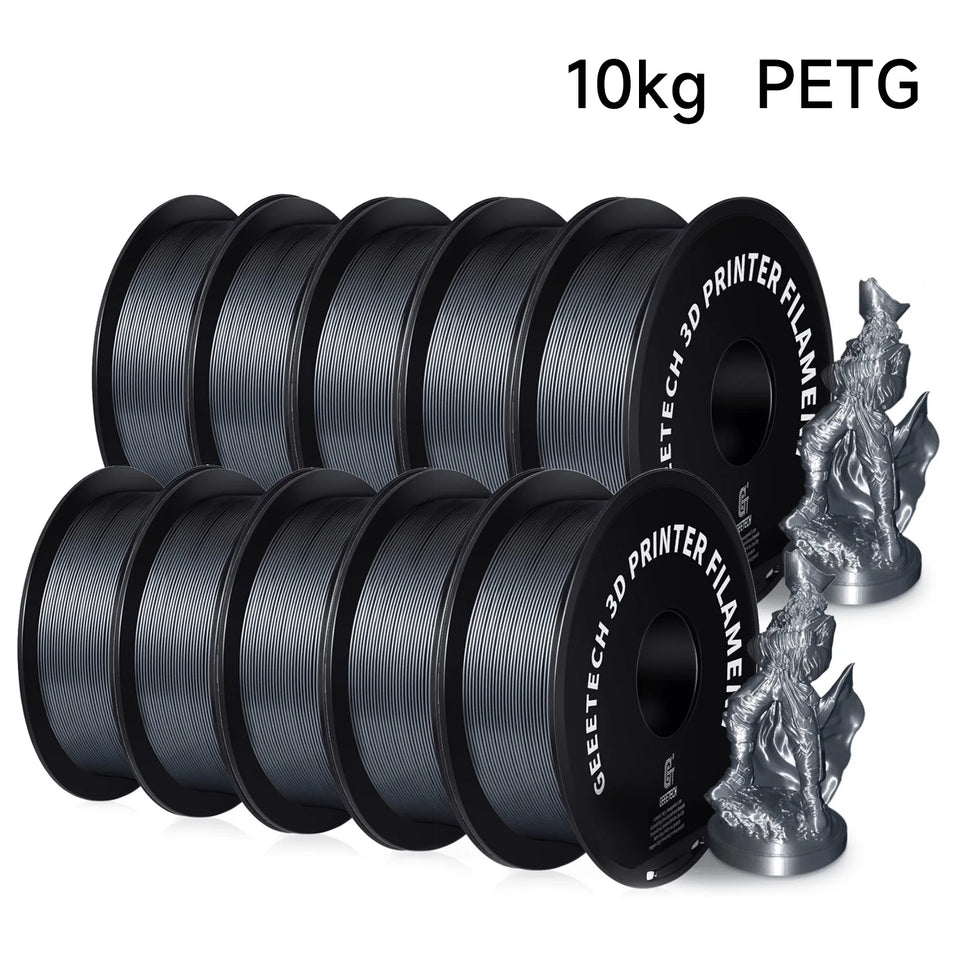 Geeetech PETG 10 Rolls Filament 3d print wire Vacuum Packaging 1KG/roll 1.75mm 100% Filament for most FDM 3D printer