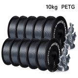 Geeetech PETG 10 Rolls Filament 3d print wire Vacuum Packaging 1KG/roll 1.75mm 100% Filament for most FDM 3D printer