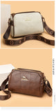 Luxury Kangaroo New Genuine High Quality Soft Leather Women Purses Cofrossbody Bag Designer Brand Ladies Shoulder Crossbody Bags