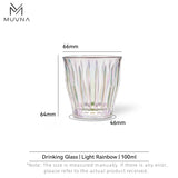 MUVNA Glass Coffee Cup 100ml 160ml 220ml 320ml Espresso Cups Coffee Accessories Anti-Scald Coffee Mugs Glass Transparent Gray