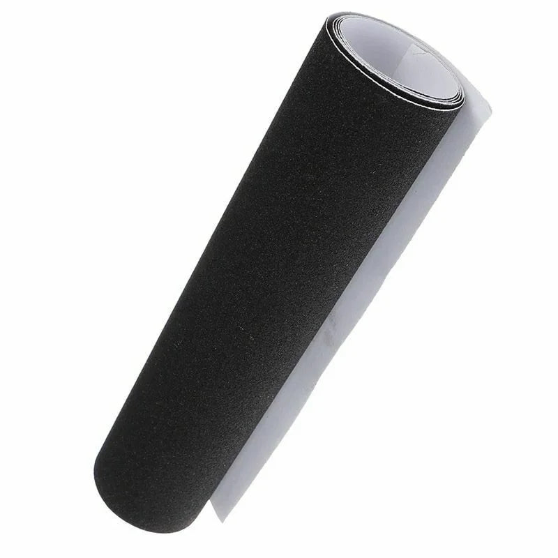 Black Skateboard Grip Tape Anti-Skid Longerboard Sandpaper Scooter Scrub Stickers Bubble Free Skating Board Griptape Sheet
