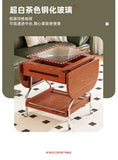 Living Room Coffee Tables Mobile Hotel Small Trolley Balcony Folding Side Table Auxiliary Lounge Center Furniture For Rooms