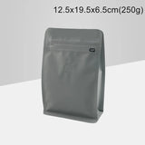 StoBag 20pcs 250g Color Matte Coffee Beans Bag Packaging with Valve Aluminum Sealed for Powder Nuts Storage Reusable Pouches