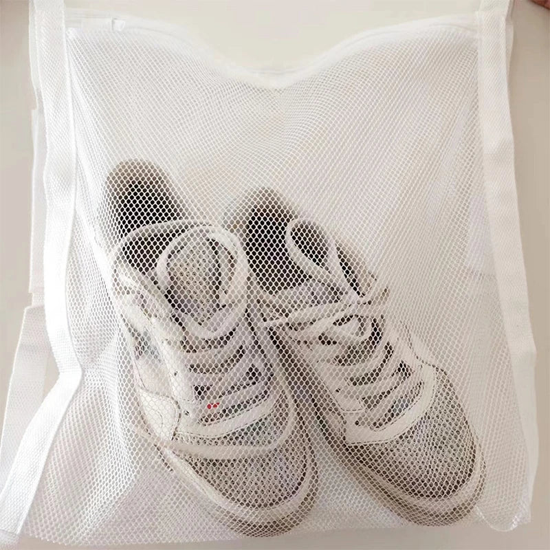 1PC Sneaker Dryer Bag, Dryer Door Shoe Net with Elastic Straps, Sneaker Laundry Bag for Shoes,40X40cm