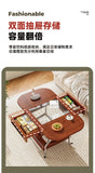 Living Room Coffee Tables Mobile Hotel Small Trolley Balcony Folding Side Table Auxiliary Lounge Center Furniture For Rooms