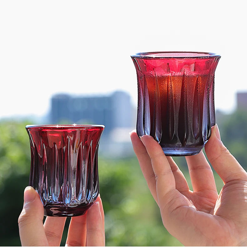 Bincoo High End Coffee Cup Elegant Retro Glass for Americano Dirty Flat White Espresso and Latte Available in 90/200/240/400ml