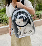 Transparent Cat Carrying Bags Space Breathable Pet Backpack Portable Puppy Pets Backpack Transport Carrier Space Capsule Dog Bag