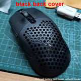 For compatible G304 G305 Magic Modified Hollow Wireless Mouse 3D Printing Shell Battery Cover Resin Nylon Back Cover Weight Loss