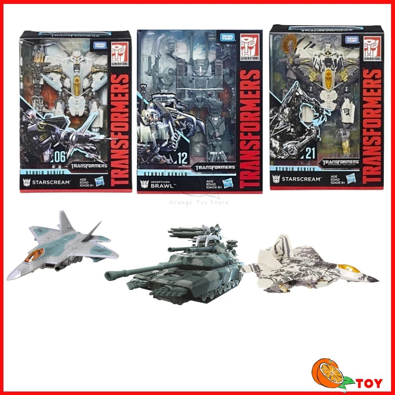 In stock Transformers toys Studio Series V-Class KO Brawl Starscream Brawl  Model Robot Collection Action Figures Toys Gifts