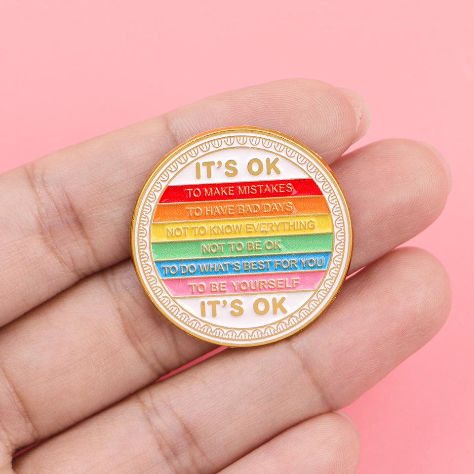 Book Enamel Pin Coffee Brooches for Lapel Pins Quote Phrase Words Badge on Backpack Clothing Accessories Fashion Jewelry Gifts