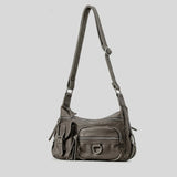 Annmouler Designer Women Shouler Bag Large Capacity Crossbody Bag Casual Soft Pu Leather Messenger Bag Multi-pocket Purses