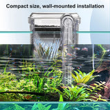 Fish Tanks Suspended Filter 2.5W 250H/L Hang Up Filter Oxygen Water Pump USB Mini Filter Aquarium Fish Tank Filter Water Purifie