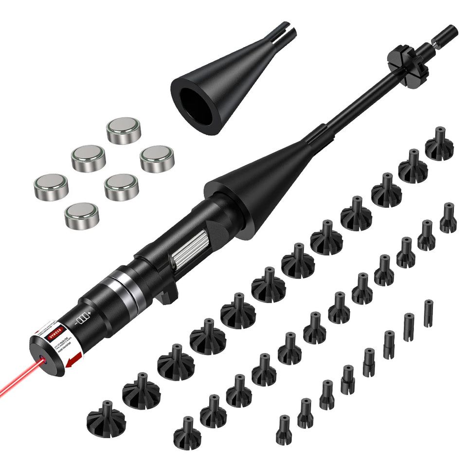 1356 Tactical Green Laser Sight Kit - Zero Scopes Without Ammo, Save Time & Money for Rifle/Pistol/Shotgun.