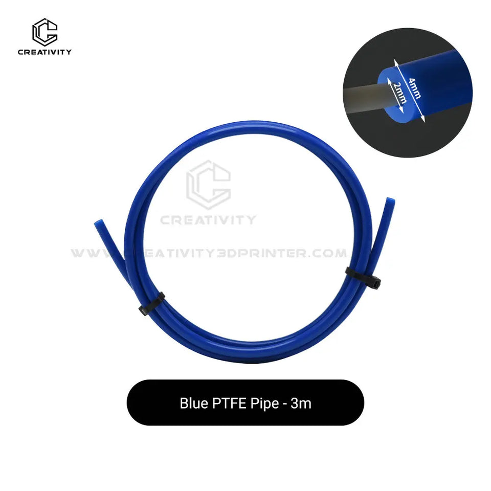 New Arrivals 2*4mm PTFE Tube for Ender3 CR10 Kobra Series Extruder Hotend PTFE Pipe for Elegoo Flashforge Snapmaker 3D Printer