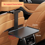 Car Seat Stand Travel Table Multi Function Adjustable Car Desk Tray Table Foldable Steering Wheel Portable Laptop Stand Table