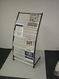 Retail Book Store Newspaper Display Stand Magazine Brochure Holder Stand Catalogue Shelf