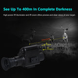 Tactical FAST Helmet NVG Night Vision Device, Hunting Riflescope IR Night Vision, Outdoor CS Shooting Training Sight Digital Cam