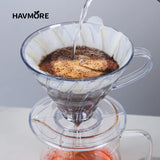 100Pcs/pack coffee filter paper disposable filter paper drip coffee powder filter bag barista tool
