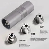 High - Quality Hand - Cranked Coffee Grinder with Steel Core for Precise Manual Coffee Bean Grinding and Fine Powdering