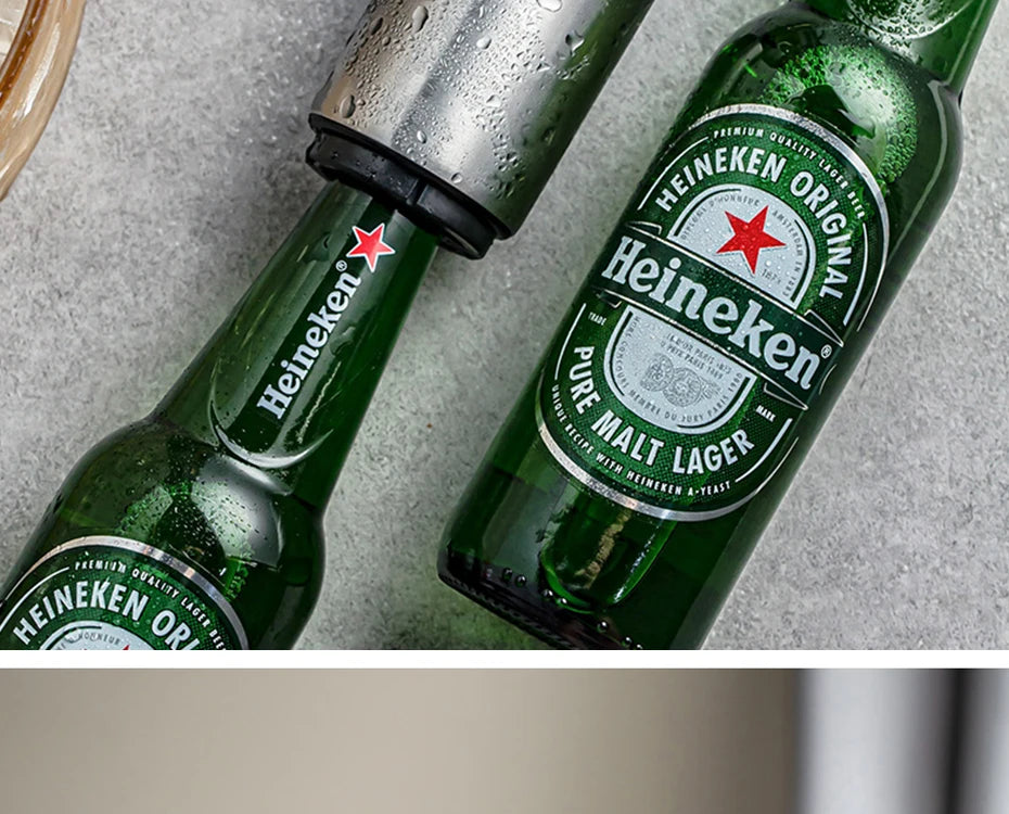 Automatic Beer Bottle Opener Stainless Steel Beer Opener Portable Push Down Wine Beer Cap Opener Kitchen Gadgets Party Gift
