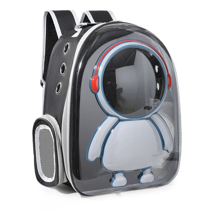 Multiple Breathable Holes for Smooth Breathing Pet Capsule Cat Dog Bag Portable Backpack Breathable Travel Bellows Pet Backpack