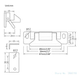 Cabinet Door Catches Latches For Closet Cupboard Household Furniture Hardware Campers Home Kitchen Bathroom Office