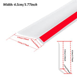 Transparent Waterproof Sealing Strip Window Water Blocking Bar Self Adhesive Door Under Draft Stopper Balcony Water Deflector