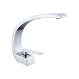 Basin Faucet Modern Bathroom Mixer Tap Black/chrome Wash basin Faucet Single Handle Hot and Cold Waterfall Faucet