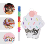 Ice Cream Pinata, Pinata Decoration, Candy Party Pinata w/ PVC Stick  Ice Cream Cake Pinata for Party Decoration Pinata