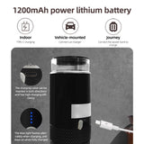 Portable Electric Espresso Coffee Machines 6oz Single Serve Mini Coffee Maker Automatic Brew for Camping Travel Car Office