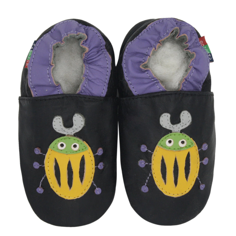 002Carozoo Girl Boy Shoes Soft Sheepskin Leather Shoes Skid-Proof Soft Soled Shoes Baby First Walkers Shoe Fit 0-24 Monther