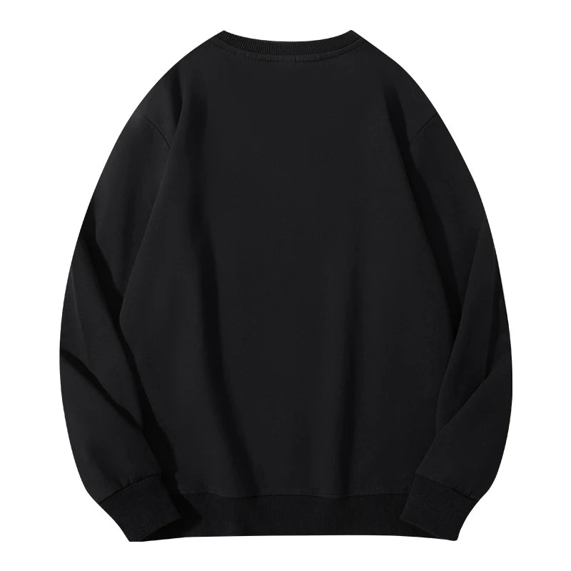 Autumn O-Neck Cotton Women's Sweatshirt Hoodies Basic Loose Casual Women Pullover Solid Sweatshirt Ladies Tops Factory Wholesale