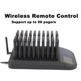 Wireless Restaurant Pager System Touch Panel Wireless Calling System Food Pager Guest Paging System for Coffee Shop Bar