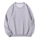 Autumn O-Neck Cotton Women's Sweatshirt Hoodies Basic Loose Casual Women Pullover Solid Sweatshirt Ladies Tops Factory Wholesale