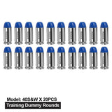 40S&W Dummy round Practice playing Training bullets 10pcs