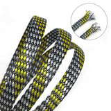 1~100m New  Flexible Braided PP Cotton + PET Yarn Harness Sheath Sleeving Cable Sleeve Wrie Insulated Protection Wrap 4 8 12mm