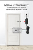 IP66 Waterproof Tuya Wifi Fingerprint Smart Door Lock Outdoor Gate TTLock Bluetooth Password Card Electronic Rim Lock For Home