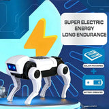 Children's Interactive Robotic Dog Simulated Dog Walking Dog Toy Bionic Design Science Teaching DIY Assembling Model