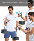 Arm Muscle Training Device Wrist Strength Training Device Fitness Grip Wrist Wrestling Trainer Exercise Device for Barbell