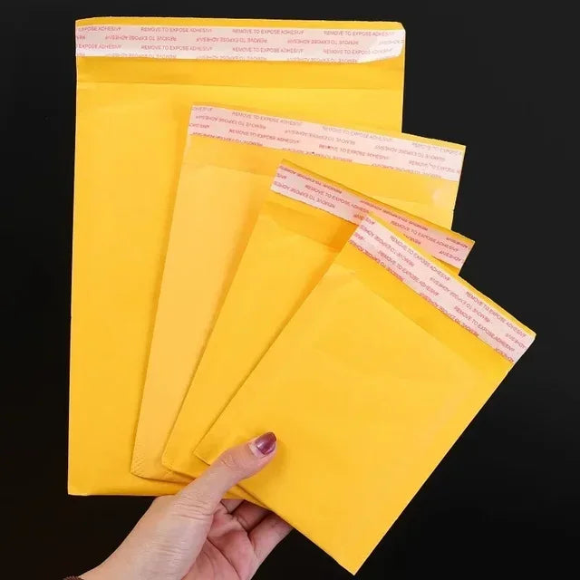 Kraft Bubble Mailers Padded Envelopes Shipping Bags All Size Anti-Shock Business Bag Supplies for Home Storage Packaging Pouches